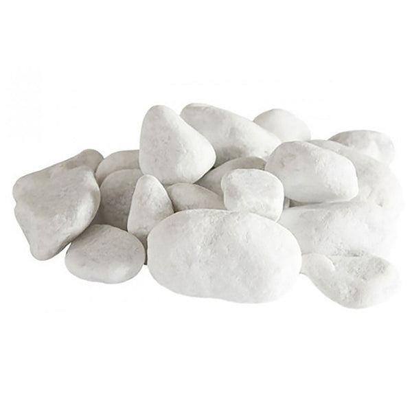 Set de Gravier Blanc 24 Pièces Pierres Décoratives pour Poêles et Cheminées Bioéthanol Karlsen prezzo