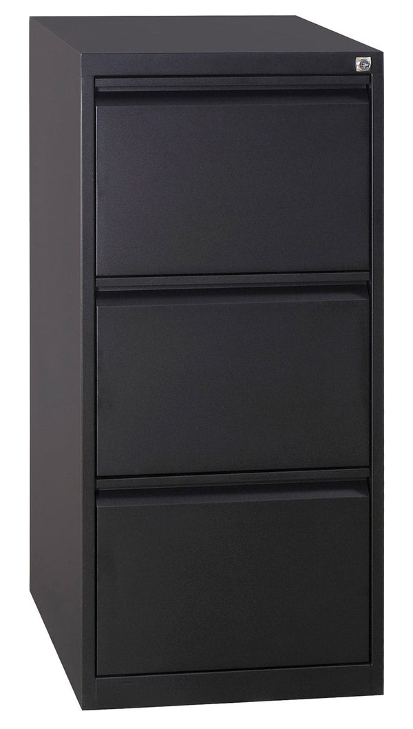 sconto Classeur 3 tiroirs 46x62x101,2 cm en métal noir