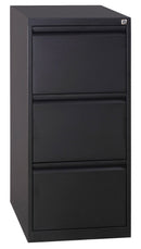 Classificatore 3 Cassetti 46x62x101,2 cm in Metallo Nero