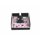 Porta Salviette 17x17x6,5 cm  in Acciaio VdE Tivoli 1996 Black Cat