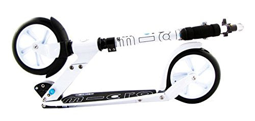 Monopattino 2 ruote Grandi Telescopico e Ripiegabile Max 100Kg Micro Nero