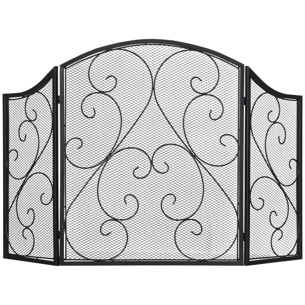 prezzo Parascintille con Antine 66x31x81 cm in Metallo Nero