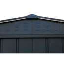 Casetta Box da Giardino 183x261,6x204,5 cm in Metallo Antracite