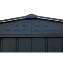 Casetta Box da Giardino 183x261,6x204,5 cm in Metallo Antracite