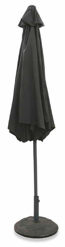 sconto Parasol de jardin carré 3x3 m Mât Ø48 mm en Aluminium Soriani Noir