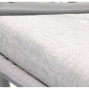 Dondolo Letto da Giardino imbottito 207x142xH172 cm con Tettuccio Regan talpa