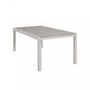 Tavolo Allungabile Pental 180/240x100x73 h cm in Alluminio Tortora