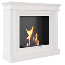 Camino a Bioetanolo da Pavimento 113x33,9 cm Flig Waco Bianco