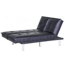 Divano Letto Prontoletto Desire Rivestimento in Similpelle Nero