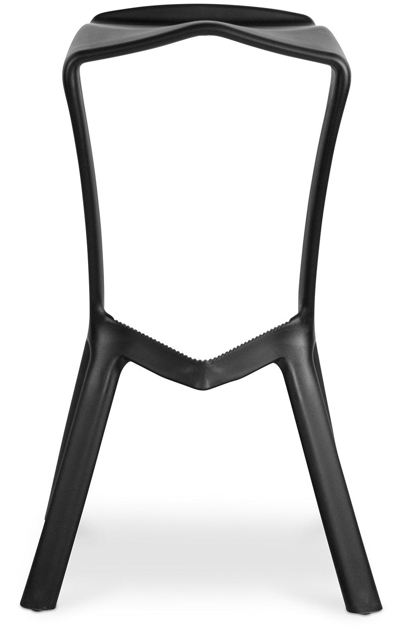 Sgabello da Bar Casa Cucina in Polipropilene Vandi Rosso