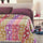 Couvre-lit en coton mélangé multicolore Cober Leros