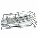 Set 4 Cestelli in Acciaio Inox per Mobile ad Angolo Cieco 90-100 cm Mano Destra