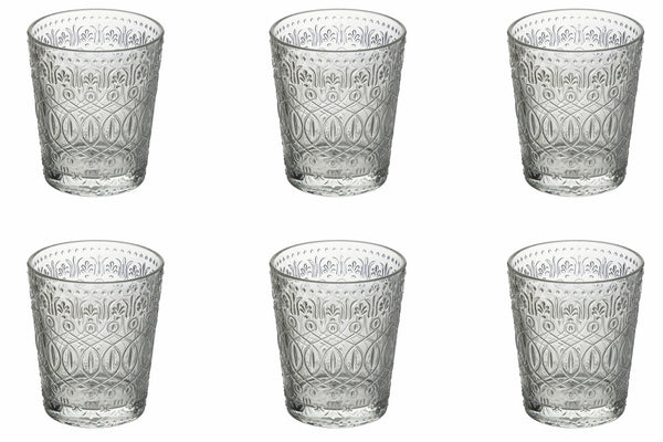 Lot de 6 verres à eau en verre 310 ml Villa d'Este Home Tivoli New Marrakech prezzo