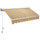 Store semi-cassette 200x300 cm Tissu Polyester Rayure Jaune