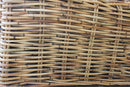 Poltrona Componibile Polinesia con Cuscini 75x87x105 cm in Rattan Marrone