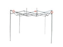 Gazebo Richiudibile Pieghevole 3x2m in Acciaio e PVC Impermeabile Bianco Seconda Scelta
