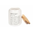 Barattolo Zucchero con scritta "azucar" 750 ml in Gres VdE Tivoli 1996 Spagnolo