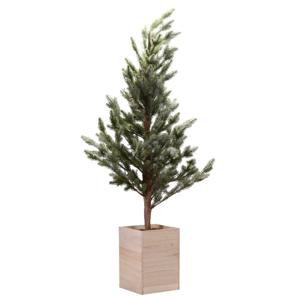 Sapin de Noël Artificiel avec Pot H120cm Vert Givré online
