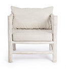 Poltrona con Cuscini Sahel in Teak