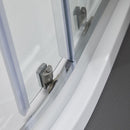 Box Doccia Semicircolare 2 Ante Scorrevoli in Cristallo Trasparente 6mm H195 Bonussi Giuly Varie Misure