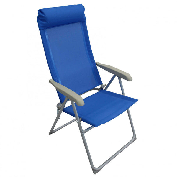 prezzo Fauteuil Miami 47,5x43x44/120 h cm en Textilène Bleu Clair