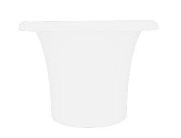 acquista Vaso Ø72x50 cm in Resina Arkema Tummy Vase Bianco