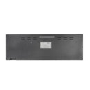 Camino Elettrico Da Parete A Incasso 3 Lati 127x20x44 cm Boston Nero      