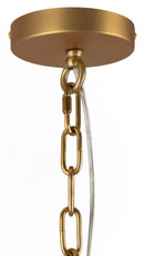 Lampada pendente House in Metallo Bowi Oro