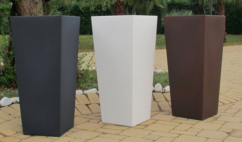 Vaso 34x86 cm in Resina Arkema Quadro 86 Ruby