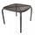 Table basse Midway 41x41x43,5 h cm en acier gris foncé