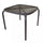Table basse Midway 41x41x43,5 h cm en acier gris foncé