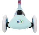 Monopattino Evolutivo a 3 Ruote con Cuscinetti ABEC-5 e Freno a Pedale Posteriore Disney Frozen Azzurro