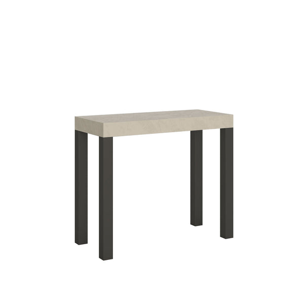 prezzo Consolle Allungabile 90-196x40x77 cm Everyday Small Cashmere Telaio Antracite