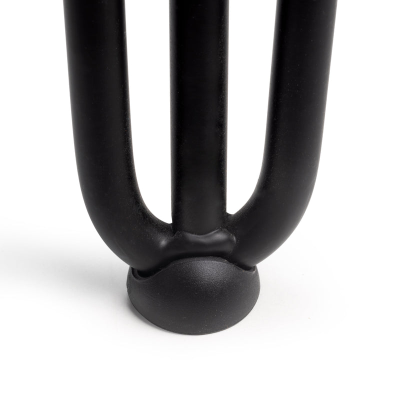 Set di Gambe Hairpin di 3 Bastoncini per Tavolo H710 Verniciato Nero Acciaio Emuca