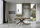 Tavolo Allungabile 200-460x90x77 cm Volantis Quercia Natura Telaio 4C 