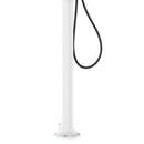 Doccia da Giardino in Alluminio Soffione 3 Getti Sined Luna Alu D Sensor Bianco 