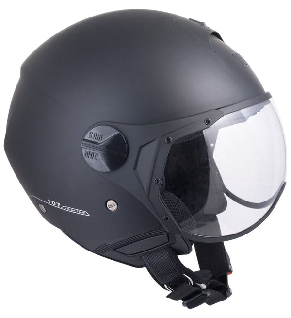 prezzo Casque Jet pour Scooter CGM Florence 107A Visière Forme Noir Mat