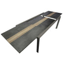 Tavolo Allungabile da Giardino 200/300,5x104xh76 cm in Alluminio Riverside Tortora