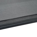 Brandina Portatile per Cani 110x80x20 cm Fino a 22Kg in Metallo e Tessuto a Rete Nero
