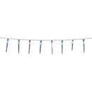 Catena Luci LED con 10 Ghiaccioli 90 cm Colore Bianco Freddo in  Acrilico      