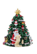 Albero di Natale con musica e movimento 16,5 cm in Resina