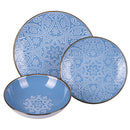 Servizio Piatti 12 Pezzi in Gres VdE Tivoli 1996 Baku Ocean