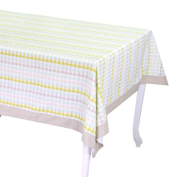 acquista Tovaglia Rettangolare 140x180 cm in Cotone 180 GSM Tessuto London Verde