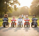 Moto Elettrica Polizia Americana 3 Ruote per Bambini 12V Kidfun Police Washington Nera