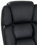 Coppia di Sedie Poltroncine Visitatore in Similpelle da Ufficio Bozzini King Nero