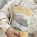 Borsa Acqua Calda Elettrica Scaldamani Ricaricabile Beige