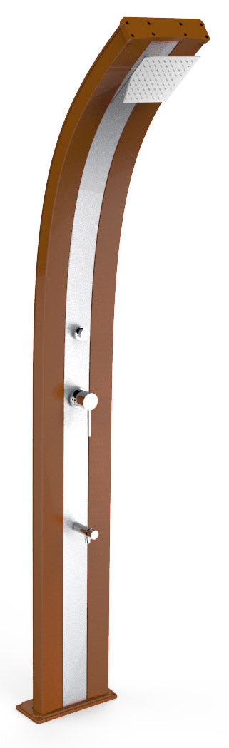 Doccia Solare da Giardino 40L Miscelatore Temporizzato e Lavapiedi Arkema Dada Fascia Inox Oro Van Gogh prezzo