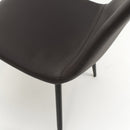 Set 4 Sedie 44x50x85 cm in Similpelle Marrone