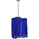 Trolley Cabina Morbido Bagaglio a Mano 35x20x50 cm con Maniglia Telescopica Blu      