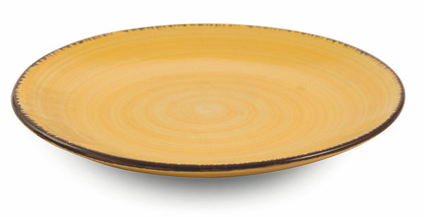 acquista Set de 6 Assiettes à Fruits Ø19x2 cm en Gres VdE Tivoli 1996 Baita Giallo